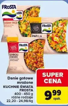Carrefour Danie gotowe mrożone kuchnie świata Frosta oferta