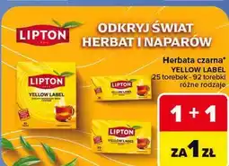 Carrefour Herbata czarna Lipton Yellow Label oferta