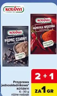 Carrefour Przyprawa jednoskładnikowa Kotányi oferta