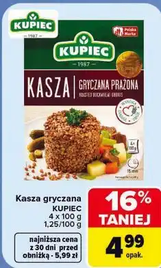 Carrefour Kasza gryczana Kupiec oferta