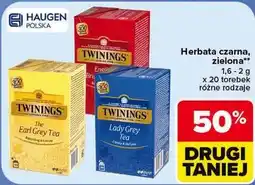 Carrefour Herbata czarna, zielona Twinings oferta