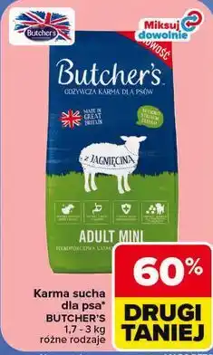 Carrefour Karma sucha dla psa Butcher's oferta