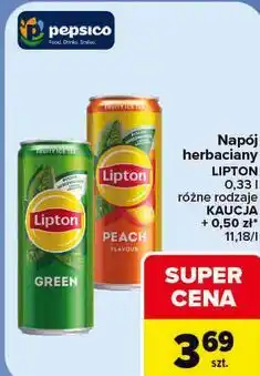Carrefour Napój herbaciany LIPTON oferta