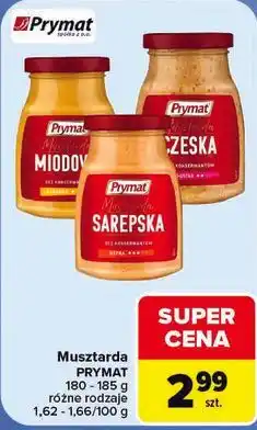 Carrefour Musztarda Prymat oferta