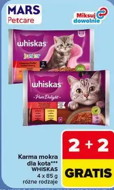 Carrefour Karma mokra dla kota Whiskas oferta