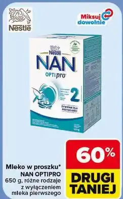 Carrefour Mleko w proszku Nan Optipro oferta
