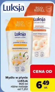 Carrefour Mydło w płynie Luksja oferta