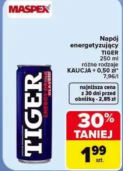 Carrefour Napój energetyzujący TIGER oferta