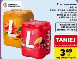 Carrefour Piwo smakowe Lech różne rodzaje oferta