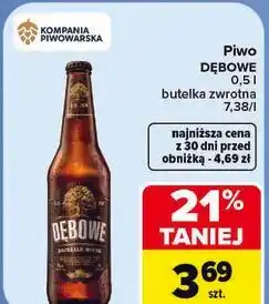 Carrefour Piwo Dębowe Dojrzałe Mocne oferta