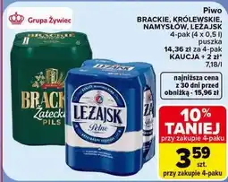 Carrefour Piwo Brackie, Królewskie, Namysłów, Leżajsk oferta