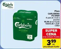 Carrefour Piwo Carlsberg Pilsner oferta