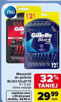 Carrefour Maszynki do golenia Gillette Blue3 oferta