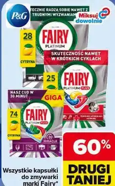 Carrefour Wszystkie kapsułki do zmywarki Fairy oferta