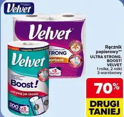 Carrefour Ręcznik papierowy Velvet Ultra Strong, Boost! oferta