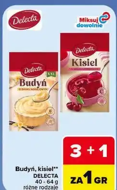 Carrefour Budyń, kisiel Delecta oferta