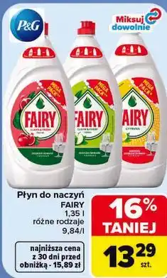 Carrefour Płyn do naczyń Fairy oferta