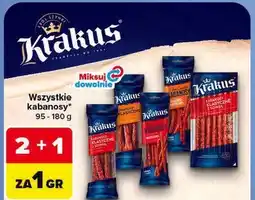 Carrefour Wszystkie kabanosy Krakus oferta