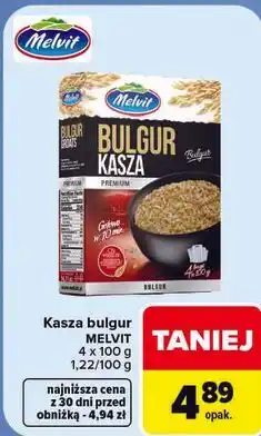Carrefour Kasza bulgur Melvit oferta