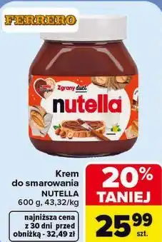 Carrefour Krem do smarowania Nutella oferta