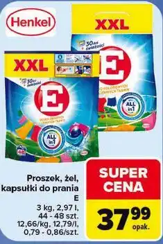 Carrefour Proszek, żel, kapsułki do prania E oferta