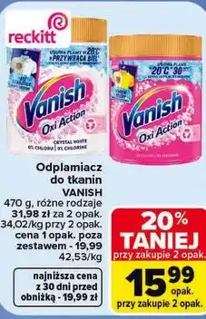 Carrefour Odplamiacz do tkanin Vanish oferta