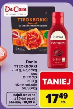 Carrefour Danie Tteokbokki O'Food oferta