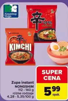 Carrefour Zupa instant Nongshim oferta