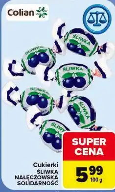 Carrefour Cukierki Śliwka Nałęczowska Solidarność oferta