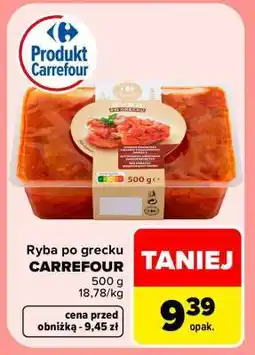 Carrefour Ryba po grecku oferta