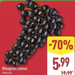 ALDI Winogrona ciemne oferta