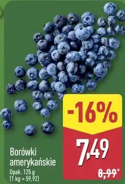 ALDI Borówki amerykańskie oferta
