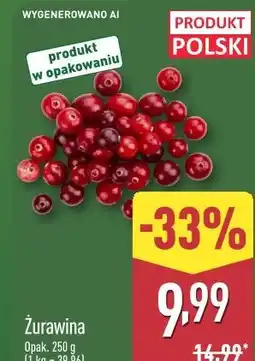 ALDI Żurawina oferta