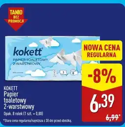 ALDI Kokett Papier toaletowy 2-warstwowy oferta