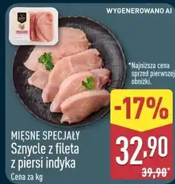 ALDI Mięsne Specjały Sznycle z fileta z piersi indyka oferta