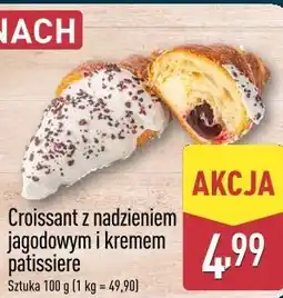ALDI Croissant z nadzieniem jagodowym i kremem patissiere oferta