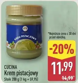 ALDI CUCINA Krem pistacjowy oferta