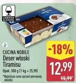 ALDI Cucina Nobile Deser włoski Tiramisu oferta