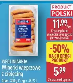 ALDI Wędliniarnia Winerki wieprzowe z cielęciną oferta