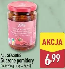 ALDI ALL SEASONS Suszone pomidory oferta