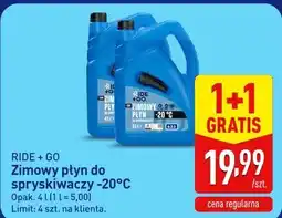 ALDI Ride + Go Zimowy płyn do spryskiwaczy -25°C oferta