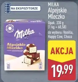 ALDI Milka Alpejskie Mleczko oferta