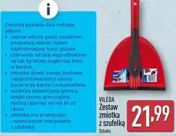 ALDI VILEDA Zestaw zmiotka z szufelką oferta