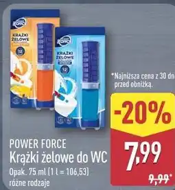ALDI Power Force Krążki żelowe do WC oferta