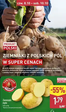 ALDI Ziemniaki myte oferta