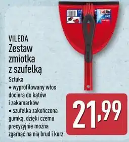 ALDI VILEDA Zestaw zmiotka z szufelką oferta