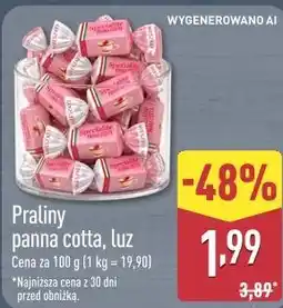 ALDI Praliny panna cotta, luz oferta