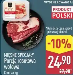 ALDI MIĘSNE SPECJAŁY Porcja rosołowa wołowa oferta