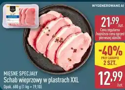 ALDI MIĘSNE SPECJAŁY Schab wieprzowy w plastrach XXL oferta