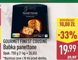 ALDI Gourmet Finest Cousine Babka panettone oferta